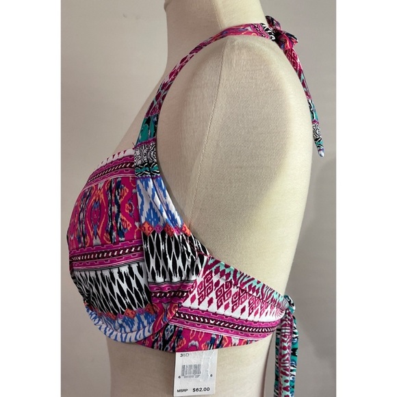 NEW Kenneth Cole Bathing Suit Top Size 36D **NWT** - Picture 3 of 5